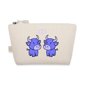 cow baby love - Organic Pouch - nature - Front