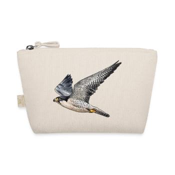 Peregrine falcon in flight - Organic Pouch - nature - Front