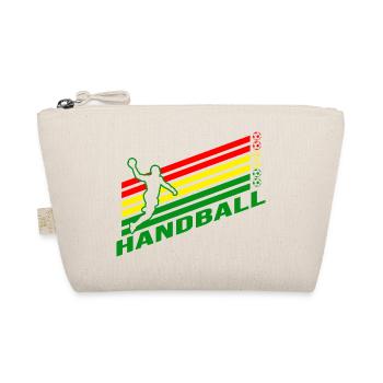 Handball Handball Fan Jump Throw Handball Player - Organic Pouch - nature - Front