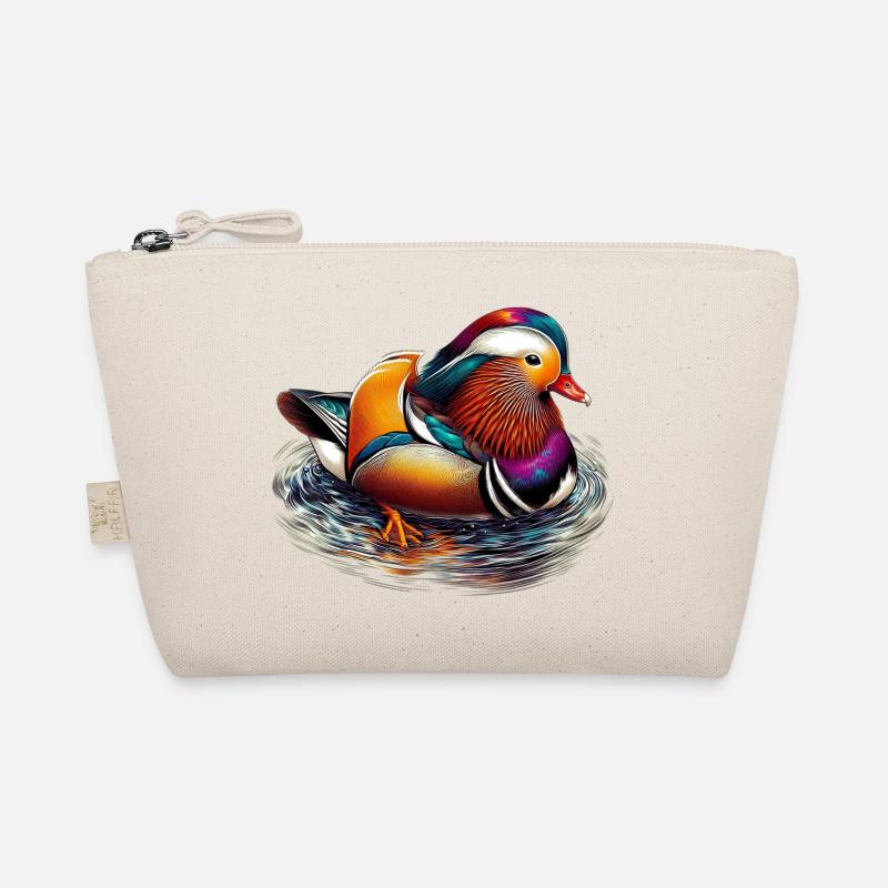 Mandarin duck Organic Pouch