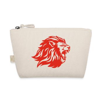 The King of the Animals (red) - Organic Pouch - nature - Front