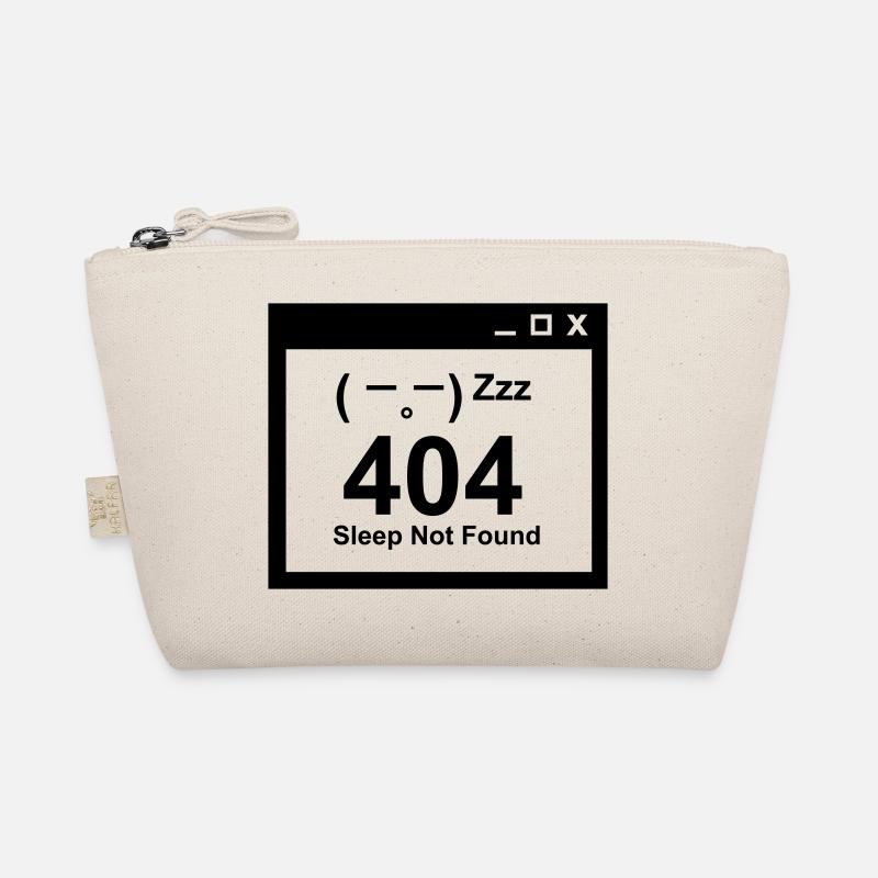 404 Sleep Not Found - Nerd Eltern Design Bio-Täschchen