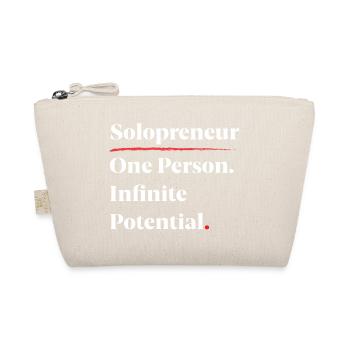Solopreneur: One Person. Infinite Potential. [W] - Organic Pouch - nature - Front