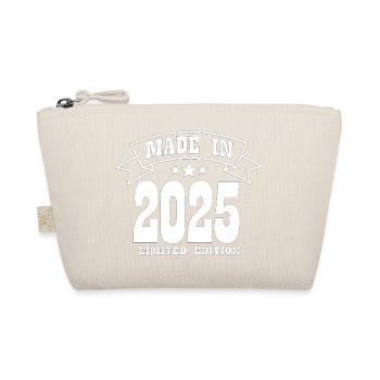 Neugeborenes 2025 Die Eleganz von morgen made in 2025 - Bio-Täschchen - Natur - Vorne