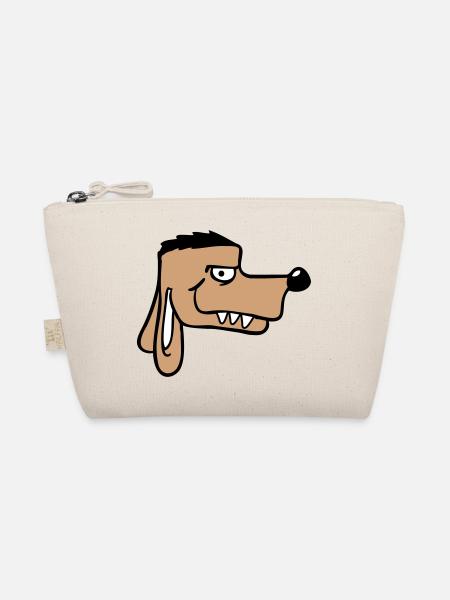 Chien Visage Méchant Dangereux Dents Monstre - Trousse biologique - nature - Devant