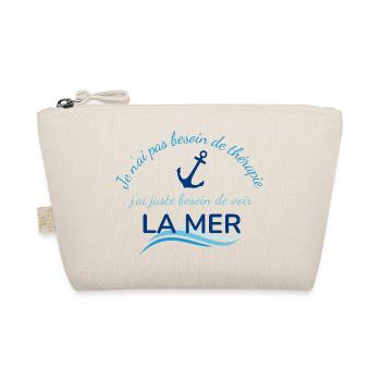 Pas besoin de thérapie voir la mer - Ancre - Océan - Trousse biologique - nature - Devant