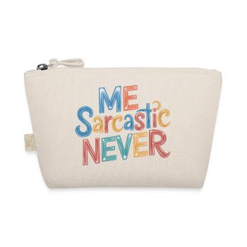 Me Sarcastic Never 10 - Bio-Täschchen - Natur - Vorne