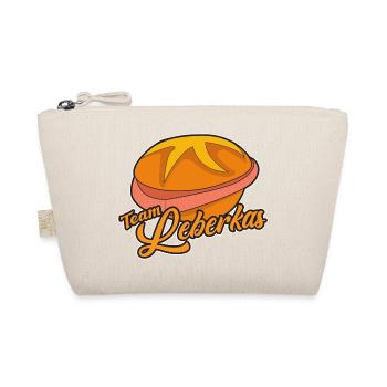 Team Leberkas – Das perfekte T-Shirt für Leberkäse - Bio-Täschchen - Natur - Vorne