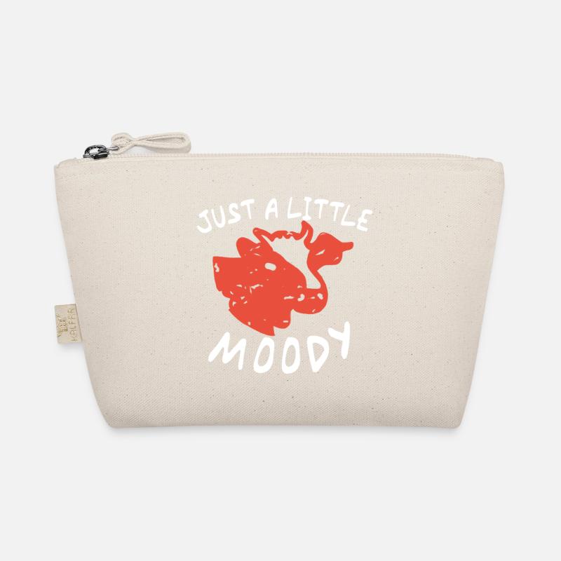 rote retro kuh kunst Bio-Täschchen