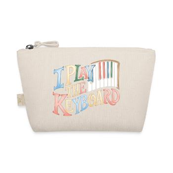 I Play The Keyboard 11 - Bio-Täschchen - Natur - Vorne
