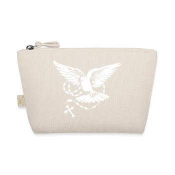 dove holy spirit - Organic Pouch - nature - Front