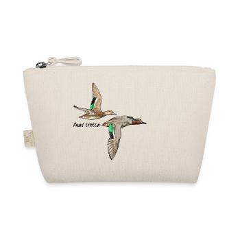 Teal in flight - Organic Pouch - nature - Front