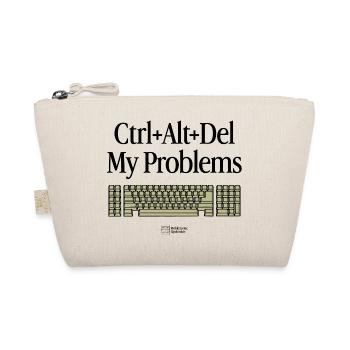 Keyboard Warrior – Gaming & Tech Humor - Organic Pouch - nature - Front