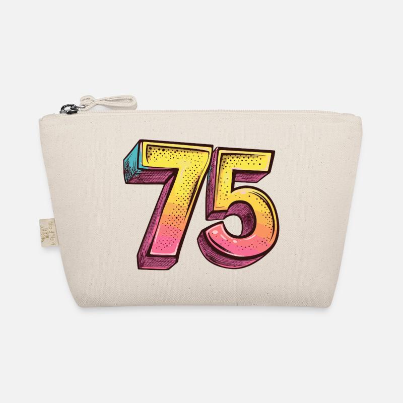 75 Number Colorful Organic Pouch