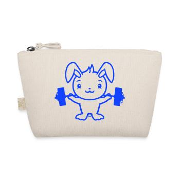 Bunny Bodybuilder Gym Muscles Fort Fitness Poids - Trousse biologique - nature - Devant