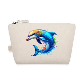 Delfin - Bio-Täschchen - Natur - Vorne