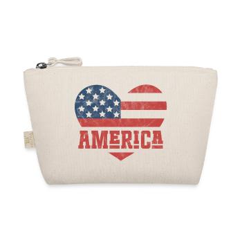 Drapeau de l’Amérique Coeur - Trousse biologique - nature - Devant