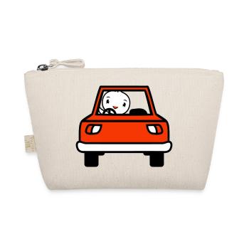 Bird Driving Car Driver Driving License Mobile - Organic Pouch - nature - Front