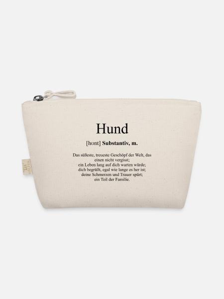 Hund Definition Dictionary - Bio-Täschchen - Natur