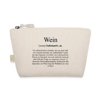 Wein Definition Dictionary - Bio-Täschchen - Natur - Vorne