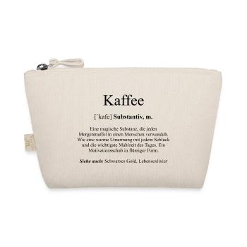 Kaffee Definition Dictionary - Bio-Täschchen - Natur - Vorne