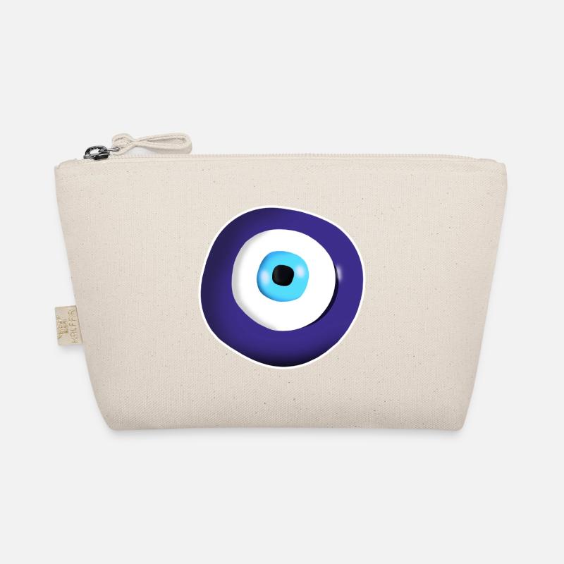 evil eye symbol Organic Pouch