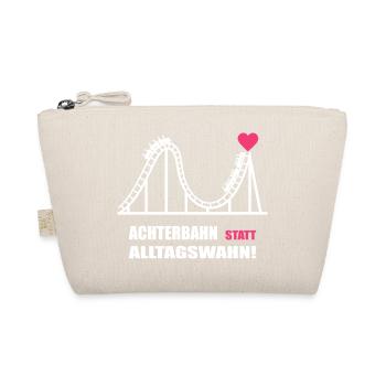 Roller coaster instead of everyday mania - Organic Pouch - nature - Front