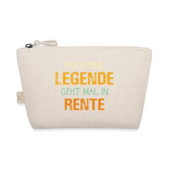 Even a legend retires retro - Organic Pouch - nature - Front