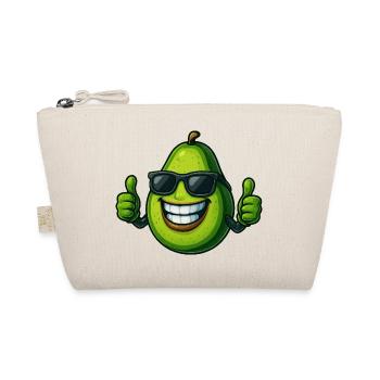 Cool Avocado Thumbs Up Summer Joy Fun - Organic Pouch - nature - Front