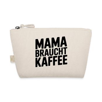 Ohne Kaffee? Ohne Mama! - Bio-Täschchen - Natur - Vorne
