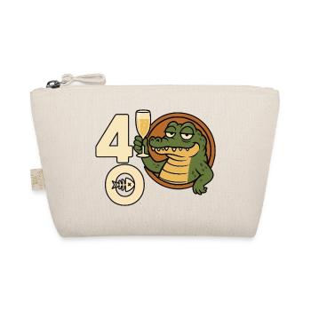 Cheers to the 40 – Crocodile Edition - Organic Pouch - nature - Front