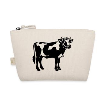 Shadow dairy cow standing – transparent SVG boerderi - Organic Pouch - nature - Front