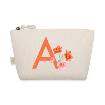 A avec des fleurs - Trousse biologique - nature - Devant