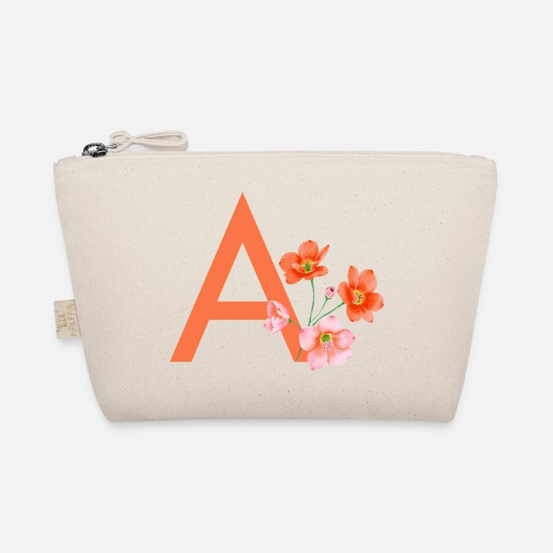 A avec des fleurs Trousse biologique