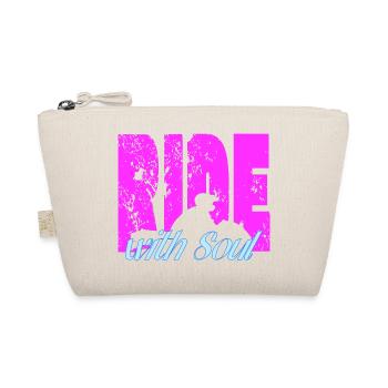 Für Biker - RideWithSoul - Bio-Täschchen - Natur - Vorne