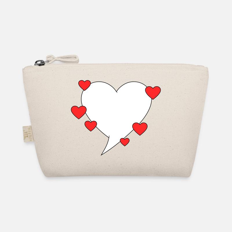 Bulle de dialogue avec des cœurs Trousse biologique