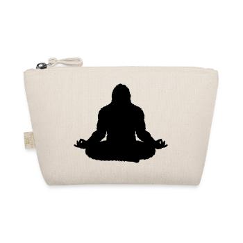 Bigfoot Meditation Silhouette - Organic Pouch - nature - Front