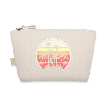 Coucher de soleil tropical Palmiers Silhouette - Trousse biologique - nature - Devant