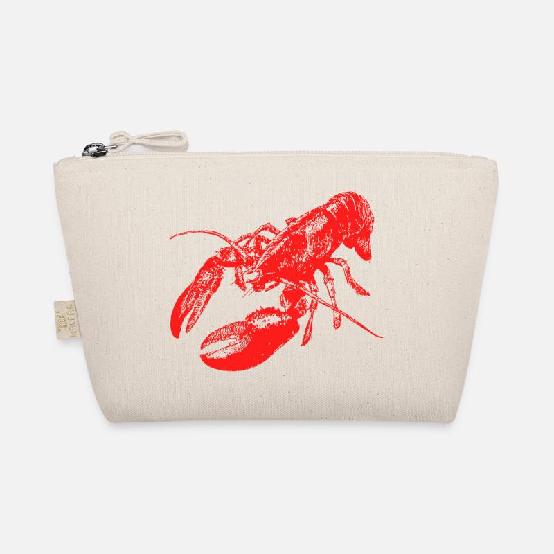 Conception graphique audacieuse de homard rouge Trousse biologique