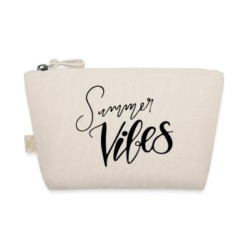Lettrage à la main « Summer Vibes » Différentes couleurs - Trousse biologique - nature - Devant