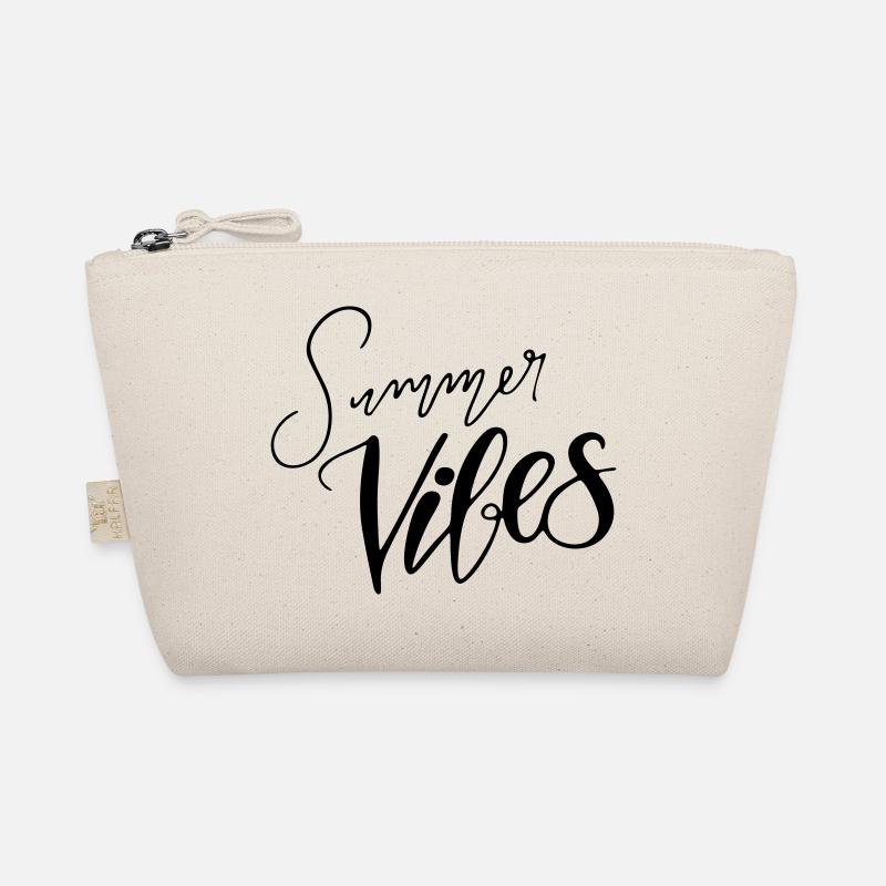 Lettrage à la main « Summer Vibes » Différentes couleurs Trousse biologique