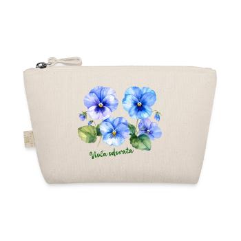 Viola odorata - botanical illustration - Organic Pouch - nature - Front