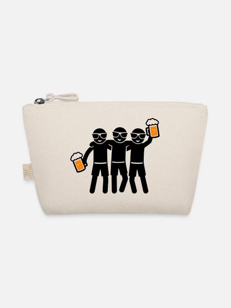 Party Team Beer Group - Organic Pouch - nature - Front