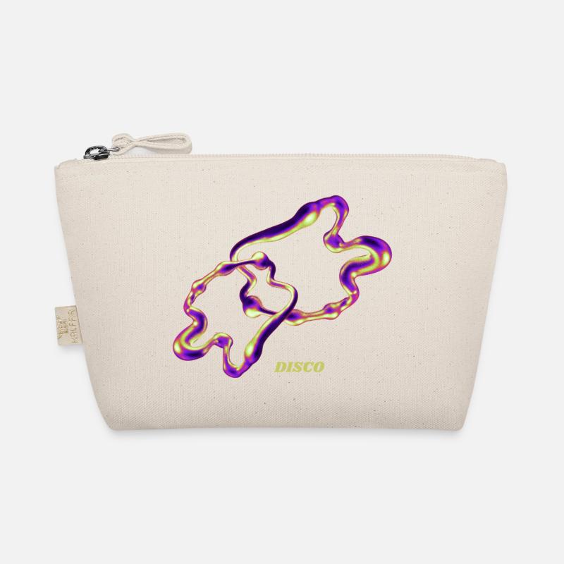 Retro Disco Blob – Art liquide abstrait au néon Trousse biologique