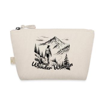 Wander Woman Wandern Bergsteigen Rucksack Berge - Bio-Täschchen - Natur - Vorne