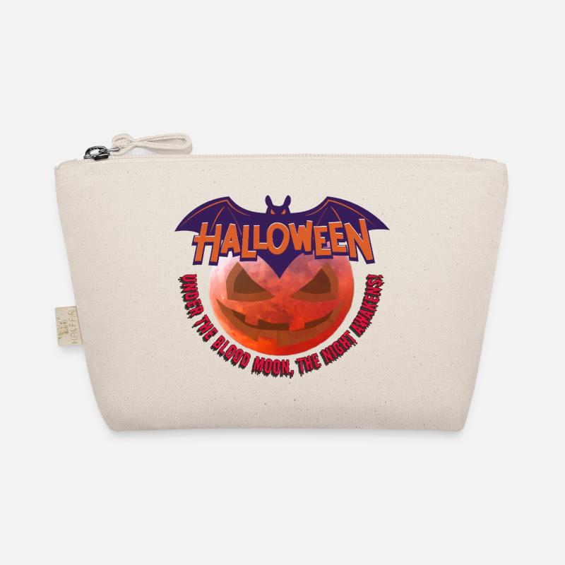 Halloween Blood Moon Pumpkin Organic Pouch