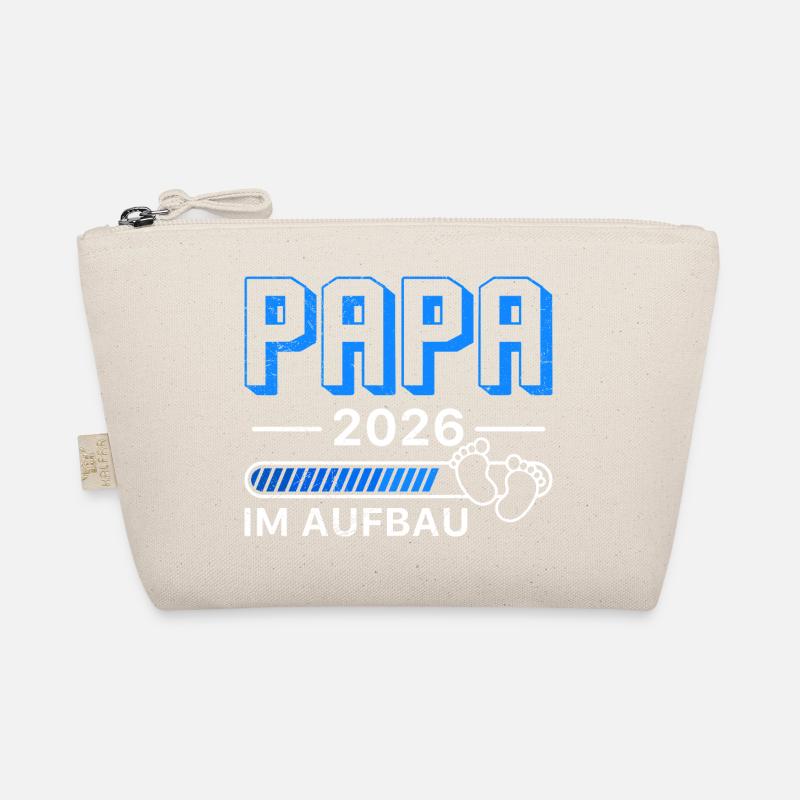 Expectant Father DAD IN CONSTRUCTION 2026 Funny Organic Pouch