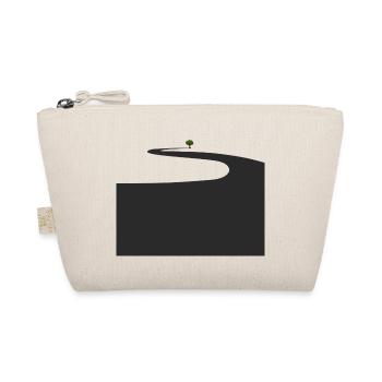 Lonely walk with green tree - Organic Pouch - nature - Front
