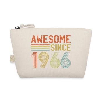 Retro 1960s Inspired Typography Design - Organic Pouch - nature - Front
