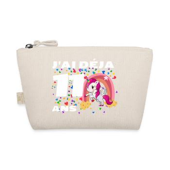 Dromadaire et Licorne Festive Anniversaire - Trousse biologique - nature - Devant